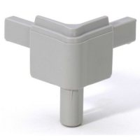 Q4502MAG Adam Hall Уголок пластиковый Easy Case System, цвет серый алюминий