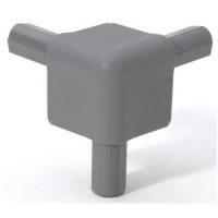 Q4502MG Adam Hall Уголок пластиковый Easy Case System, цвет серый алюминий