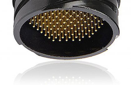 SPK08MPRSST SPK 08 pin вилка панельная, покрытие контактов серебро под пайку, фиксирующее кольцо, контакты вставлены