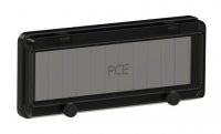 900612s-p PCE Защитное окно на 12 модулей IP67, черное