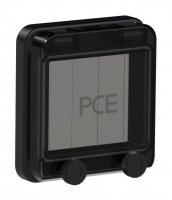 900604s-p PCE Защитное окно на 4 модуля IP67, черное