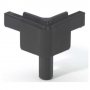 Q4502MDG Adam Hall Уголок пластиковый Easy Case System, цвет тёмно-серый