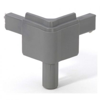 Q4502MMG Adam Hall Уголок пластиковый Easy Case System, цвет средне-серый