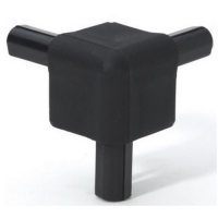 Q4506BLK Adam Hall Уголок пластиковый Easy Case System, цвет черный