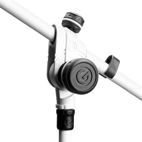 GMS4322W Gravity Подставка для микрофона со складным основанием штатива и 2-точечной регулировкой телескопической стрелы