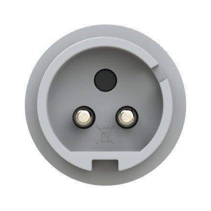 082-10v PCE Вилка кабельная 16А/24-42V/2Р/IP44, никелированные контакты