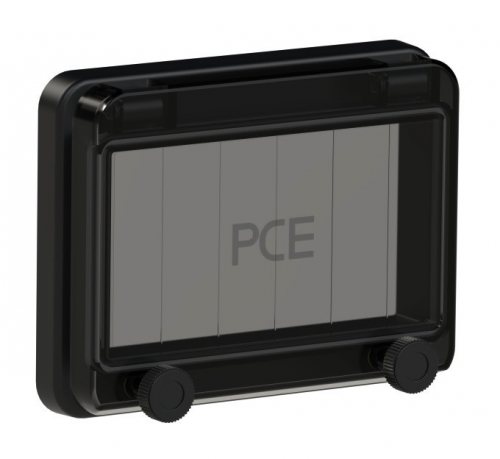 900606s-p PCE Защитное окно на 6 модулей IP67, черное