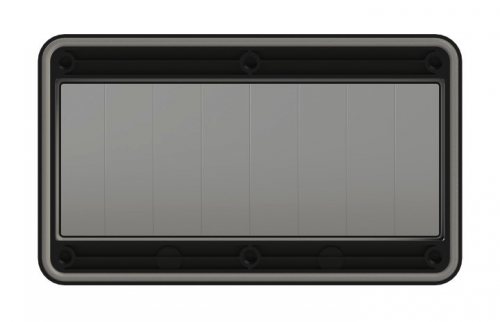 900608s-p PCE Защитное окно на 8 модулей IP67, черное