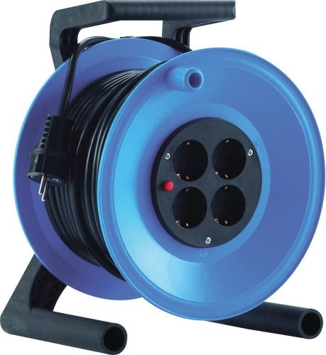 K0Y35PT HEDI Удлинитель на катушке из пластика D=255мм/4GS/IP20/35м H05VV-F3G1,5/термозащита
