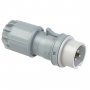 083-10v PCE Вилка кабельная 16А/24-42V/2P+E/IP44, никелированные контакты