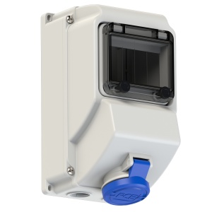 75133-6 PCE Розетка настенная 16А/230V/1P+N+E/IP44 никелирован. контакты, окно 5 модулей, DIN-рейка 75133-6 PCE Розетка настенная 16А/230V/1P+N+E/IP44 никелирован. контакты, окно 5 модулей, DIN-рейка