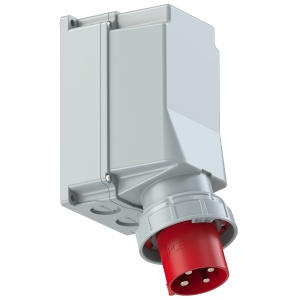 544-6 PCE Вилка настенная 125А/400V/3P+E/IP67
