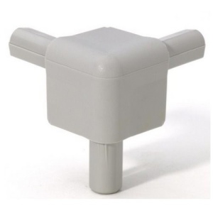 Q4506AG Adam Hall Уголок пластиковый Easy Case System, цвет серый алюминий