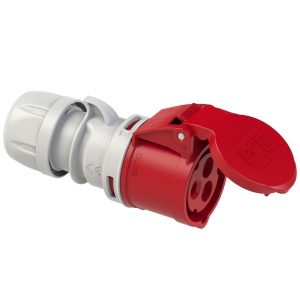 213-9 PCE Розетка каб 16А/400V/1P+N+E/IP44