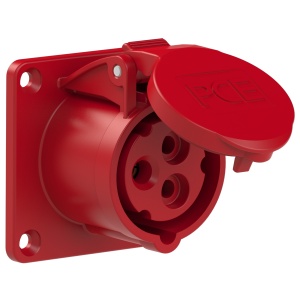 313-9 PCE Розетка встр 16А/400V/1P+N+E/IP44