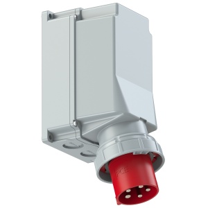 545-6 PCE Вилка настенная 125А/400V/3P+N+E/IP67