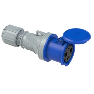 2331-6 PCE Розетка кабельная 63А/230V/1P+N+E/IP44