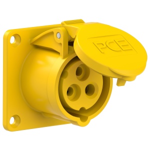 313-4 PCE Розетка встр 16А/110V/1P+N+E/IP44