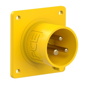 613-4 PCE Вилка встр 16А/110V/1P+N+E/IP44