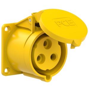 323-4 PCE Розетка встраиваемая 32А/110V/1P+N+E/IP44