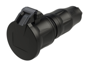 25712-ssc PCE Розетка кабельная 16A/250V/2P+E/IP54 с крышкой, корпус черный, со шторками  25712-ssc PCE Розетка кабельная 16A/250V/2P+E/IP54 с крышкой, корпус черный, со шторками