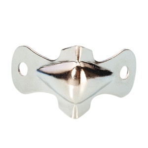 4047 Adam Hall Скоба угловая 24 x 33мм никелированная