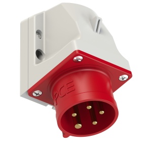 515-6 PCE Вилка настенная 16A/400V/3P+N+E/IP44