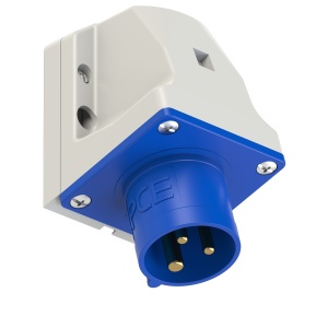 513-6 PCE Вилка настенная 16A/230V/1P+N+E/IP44