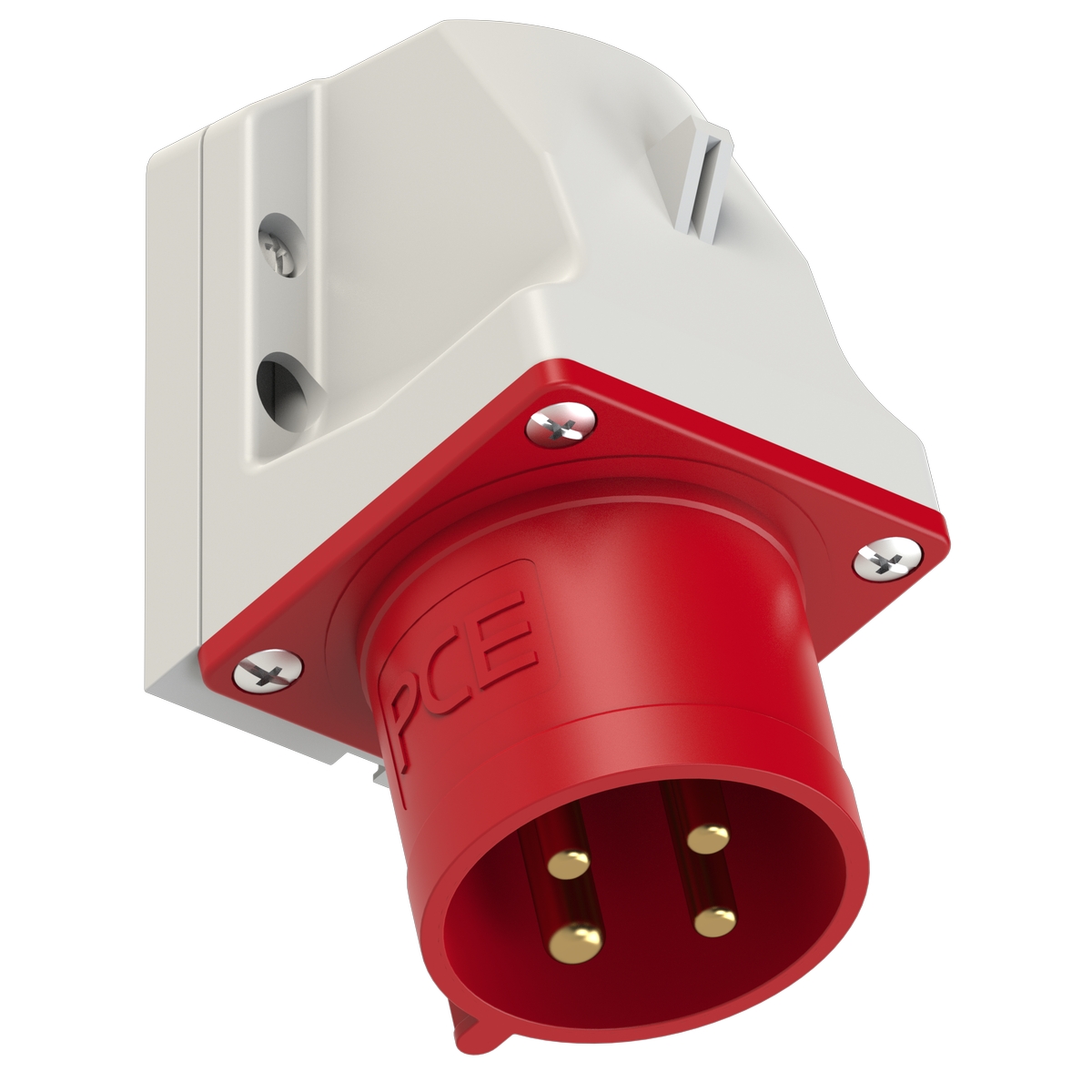 524-6 PCE Вилка настенная 32A/400V/3P+E/IP44