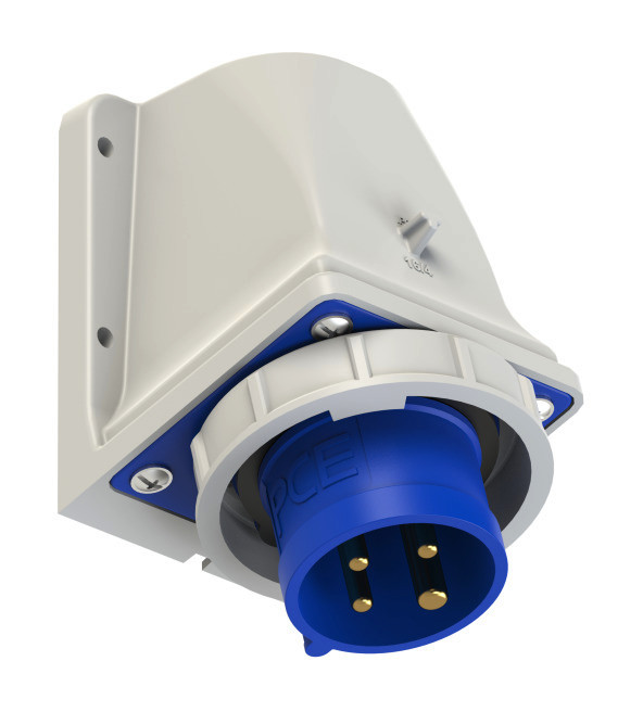 5142-9k PCE Вилка настенная 16А/230V/3P+E/IP67