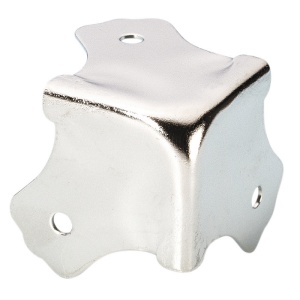 4012 Adam Hall Уголок никелированный 40 x 40мм с тремя ножками