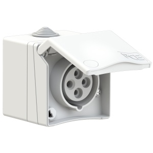 864-9v Розетка наст 16А/230В/4П/IP44