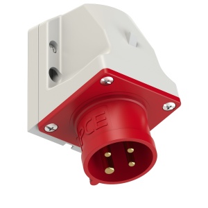 514-6 PCE Вилка настенная 16A/400V/3P+E/IP44