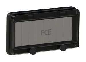 900609s-p PCE Защитное окно на 9 модулей IP67, черное