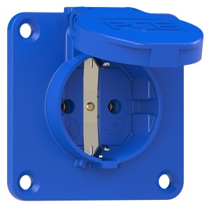 105-7bs PCE Розетка встр 16A/250V/2P+E/IP54 70x70