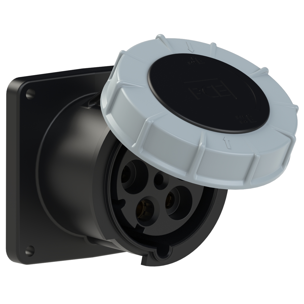 345-7 PCE Розетка встр 125А/500V/3P+N+E/IP67