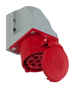 117-6 Розетка наст 16А/400В/7П/IP44 (не производят см.117-6v)