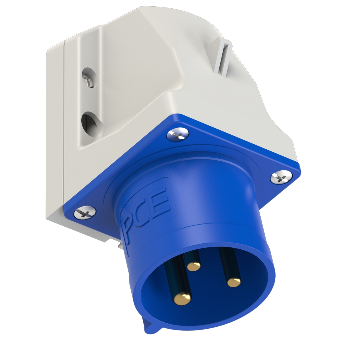 523-6 PCE Вилка настенная 32А/230V/1P+N+E/IP44