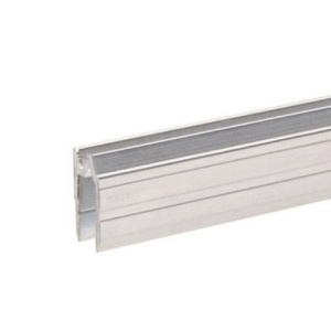 6102 Adam Hall Профиль гибридный для материала 7 мм, алюминий (кратно 4м)