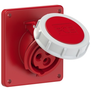 4132-9 PCE Розетка встр накл 16А/400V/1P+N+E/IP67