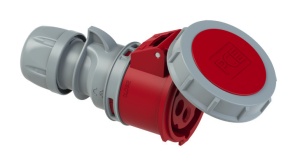 2242-6ttv PCE Розетка кабельная 32А/400V/3P+E/IP67, никелированные контакты