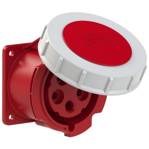 3252-6 PCE Розетка встраиваемая 32А/400V/3P+N+E/IP67, фланец 75x75