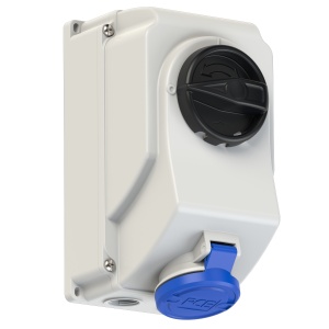 7514-9 PCE Розетка наст с выкл и блокир 16А/230V/3P+E/IP44