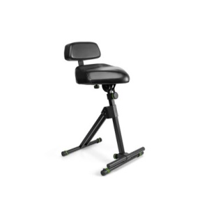 GFMSEAT1BR Регулируемый по высоте табурет с ножкой и спинкой