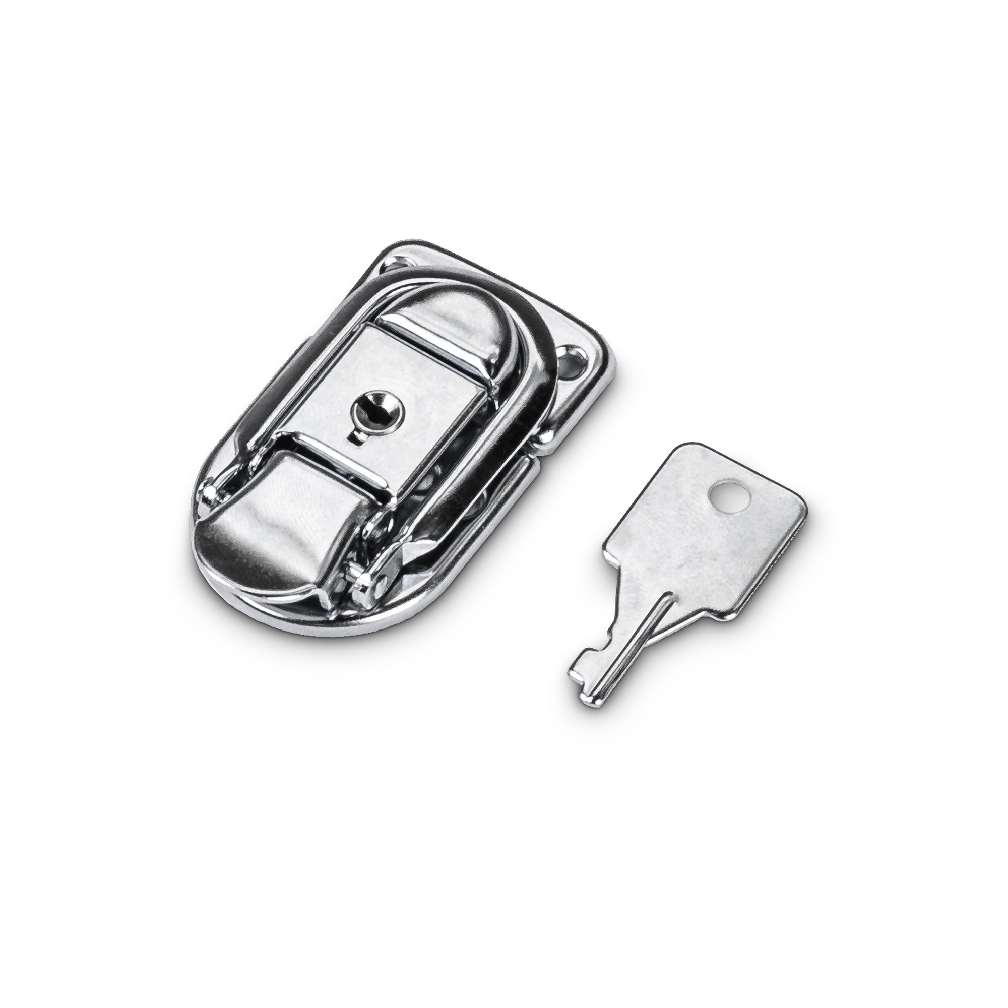 1907M10AH Adam Hall Замок-захват малый никел. с ключом