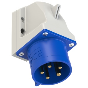 525-9 PCE Вилка наст 32А/400V/3P+N+E/IP44