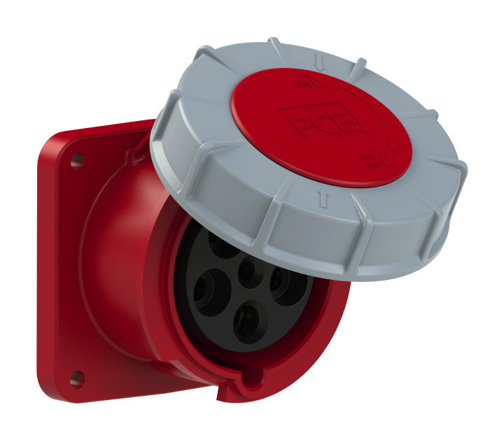3356-6 PCE Розетка встраиваемая 63A/400V/3P+N+E/IP67 система PCS