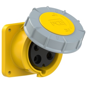 333-4 PCE Розетка встр 63А/110V/1P+N+E/IP67