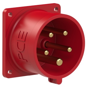 615-6f6 PCE Вилка встраиваемая 16А/400V/3P+N+E/IP44, фланец 60x60 615-6f6 PCE Вилка встраиваемая 16А/400V/3P+N+E/IP44, фланец 60x60