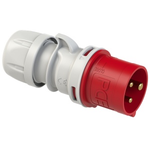 013-9 PCE Вилка каб 16А/400V/1P+N+E/IP44